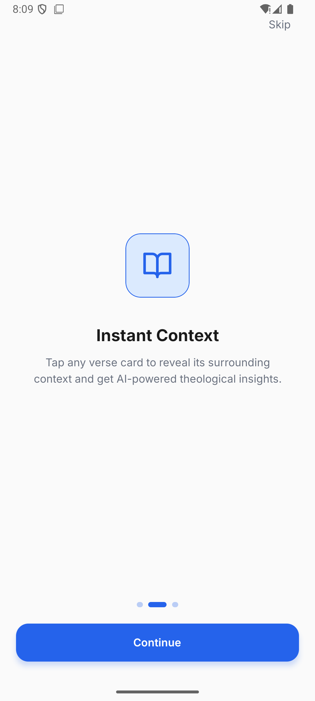 Pneuma Notes - Instant Context feature